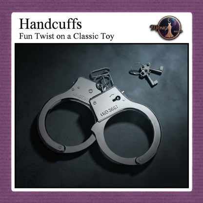 Pekalongan Midnight Handcuffs - Borgol Classic Manacle Steel
