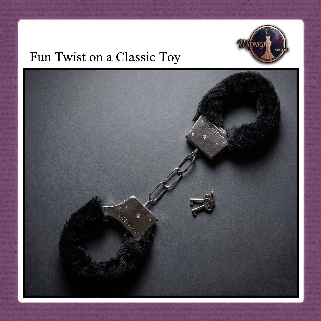 Pekalongan Midnight Handcuffs - Borgol Manacle Classic Toy