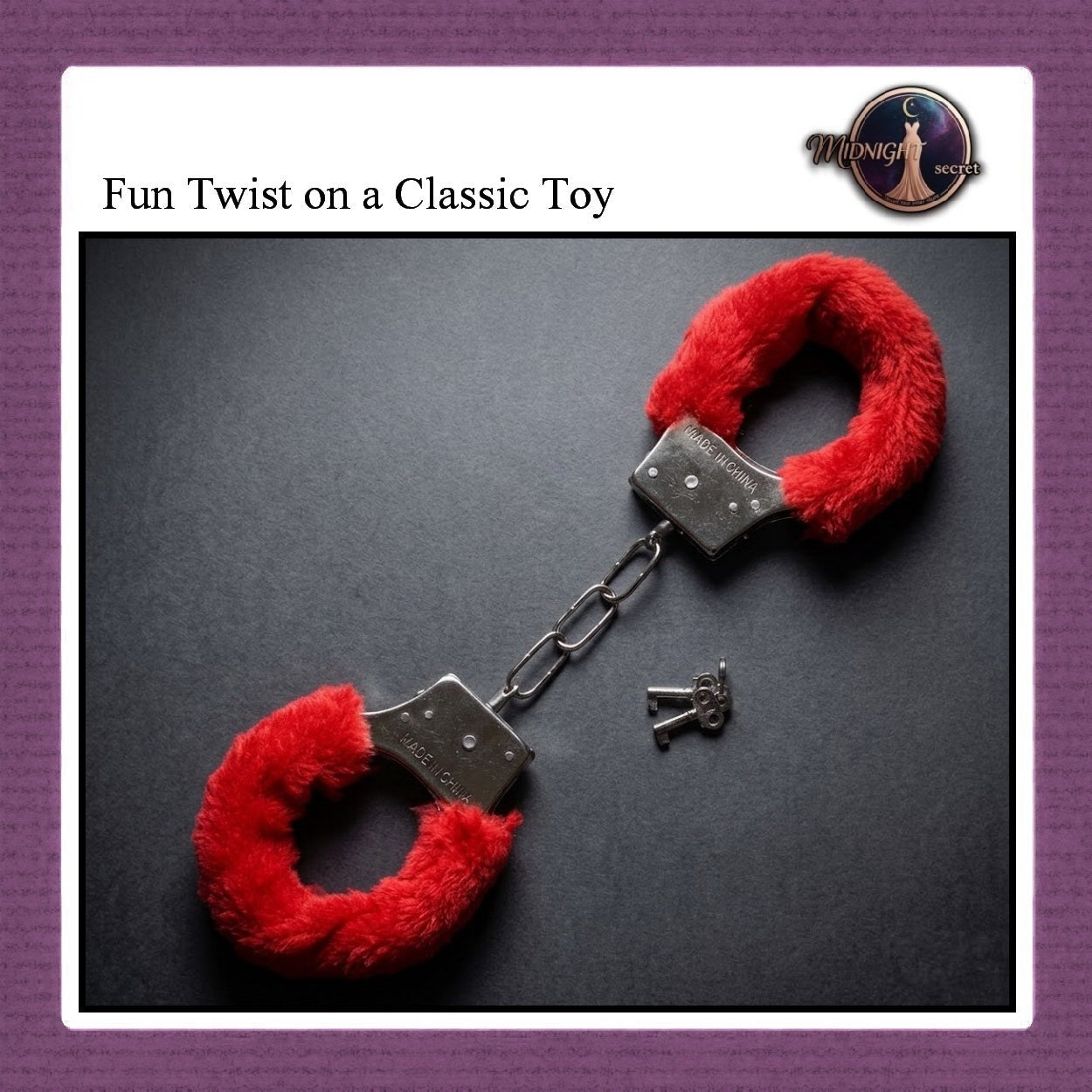 Pekalongan Midnight Handcuffs - Borgol Manacle Classic Toy