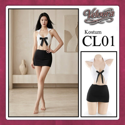 Pekalongan Veloura Pakaian Wanita Kostum Model Seksi -  Setelan Lingerie Seksi CL01