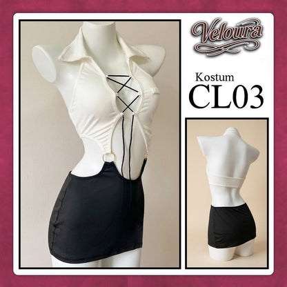 Pekalongan Veloura Pakaian Wanita Setelan Atas Bawah Baju Kostum Lingerie - CL03