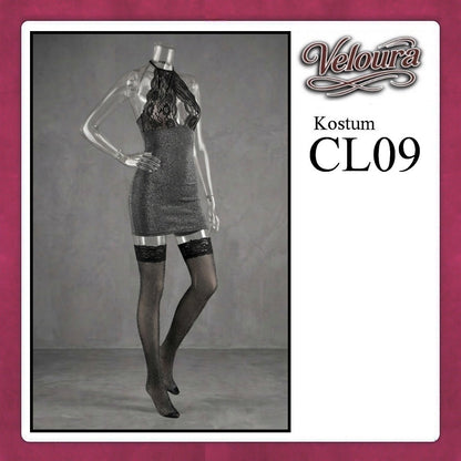 Pekalongan Veloura Sexy Lingerie Pakaian Wanita Dress Malam Kostum Tema Seksi Lady - CL09
