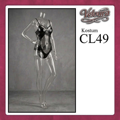 Pekalongan Veloura Sexy Lingerie Pakaian Set Wanita Lingerie Kostum Model Bodysuit - CL49