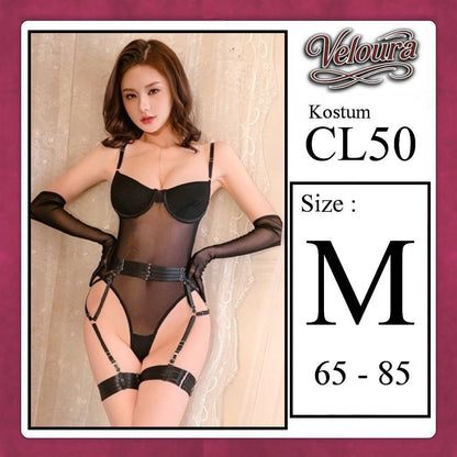 Pekalongan Veloura Pakaian Set Wanita Dress Malam Kostum Seksi Cosplay Tema - CL50