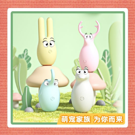 Pekalongan Red Angels Vibrator Cartoon 4 Animal Yellow White Blue Pink Charge