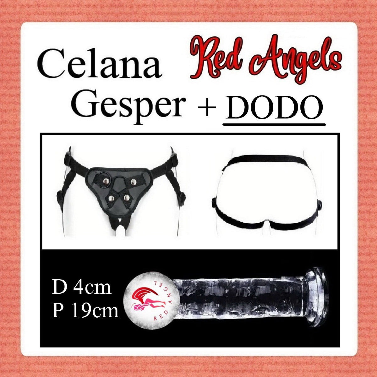 Pekalongan Celana Gesper Famale + Dildo Ukuran C