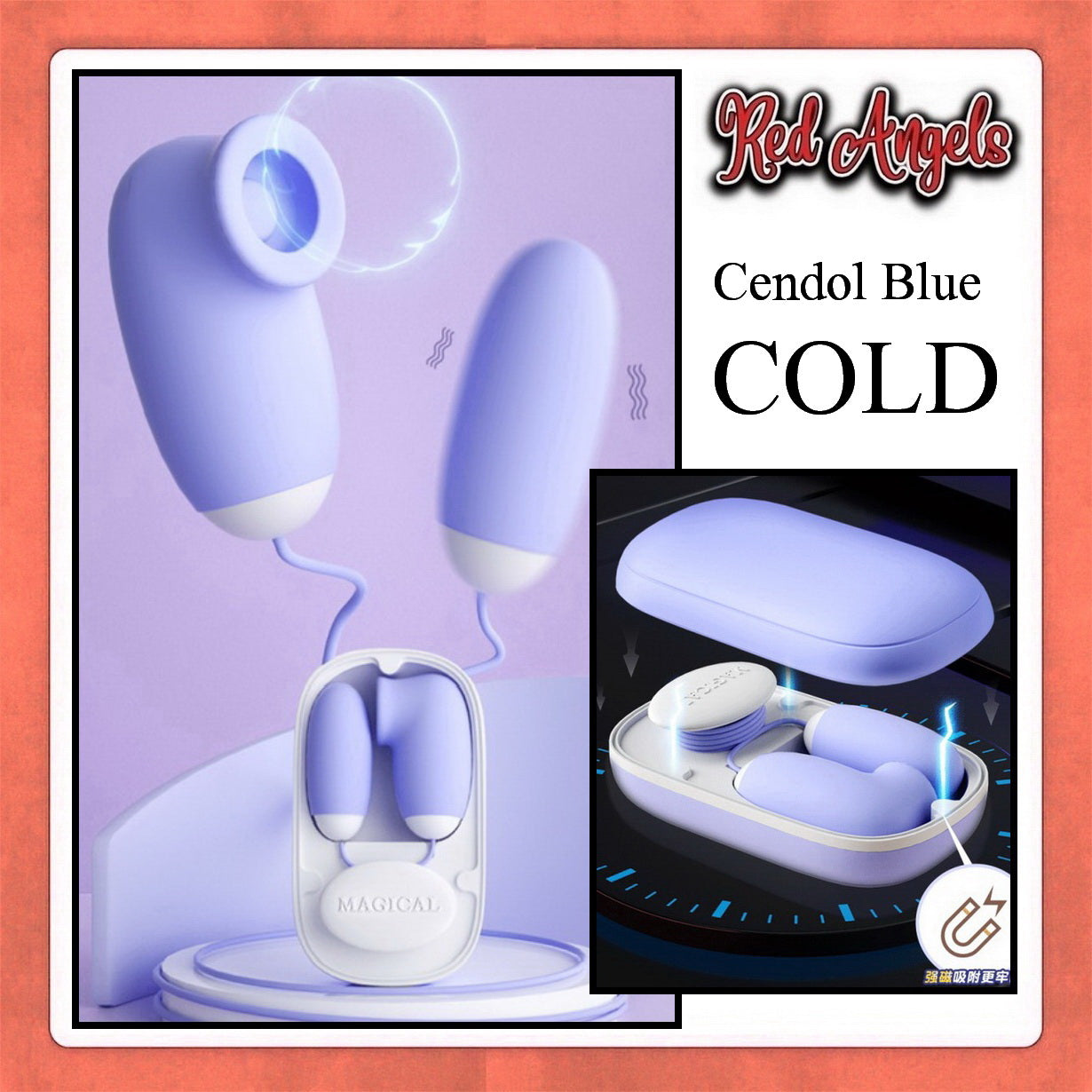 Pekalongan Red Angels Vibrator Cendol Hot And Cold Smooch And Lick