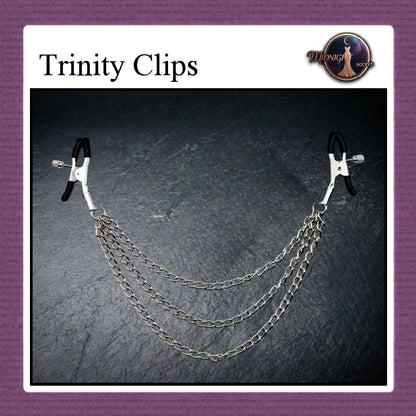 Pekalongan Midnight Clip - Trinity Clips Berkalung - Nipple Clips Aksesoris