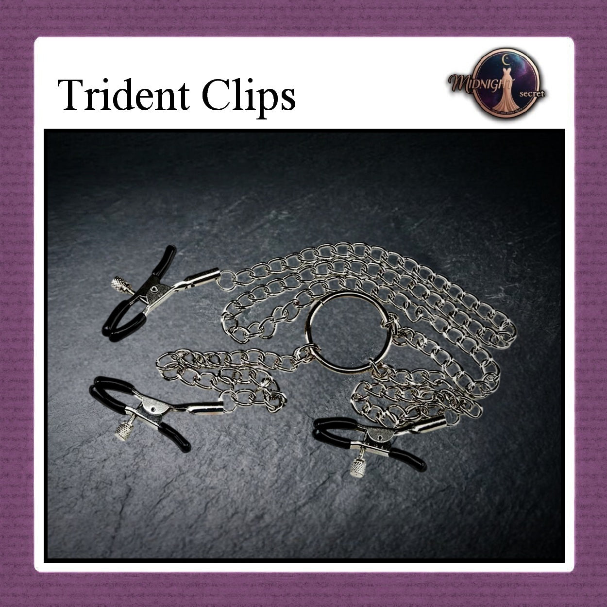Pekalongan Midnight Clip - Trident 3 Way Nipple Clips Aksesoris BDSM