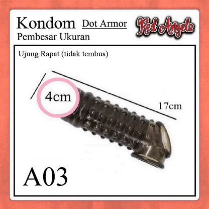 Pekalongan Red Angels Kondom Pria Dot Armor