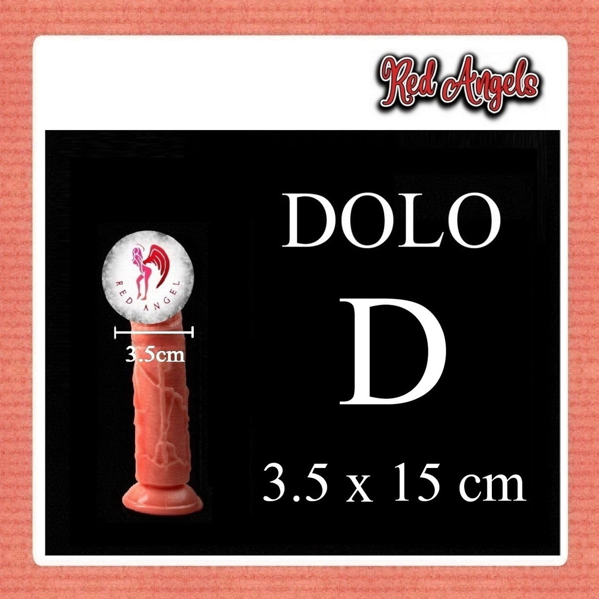 Red Angels Dildo Skin Warna Kulit Dolo D