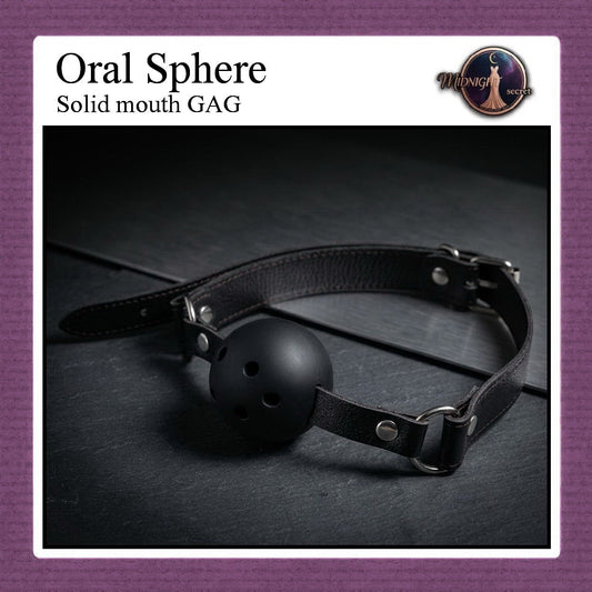 Pekalongan Midnight Mouth GAG - Oral Sphere Solid Ball ABS - Aksesoris BDSM