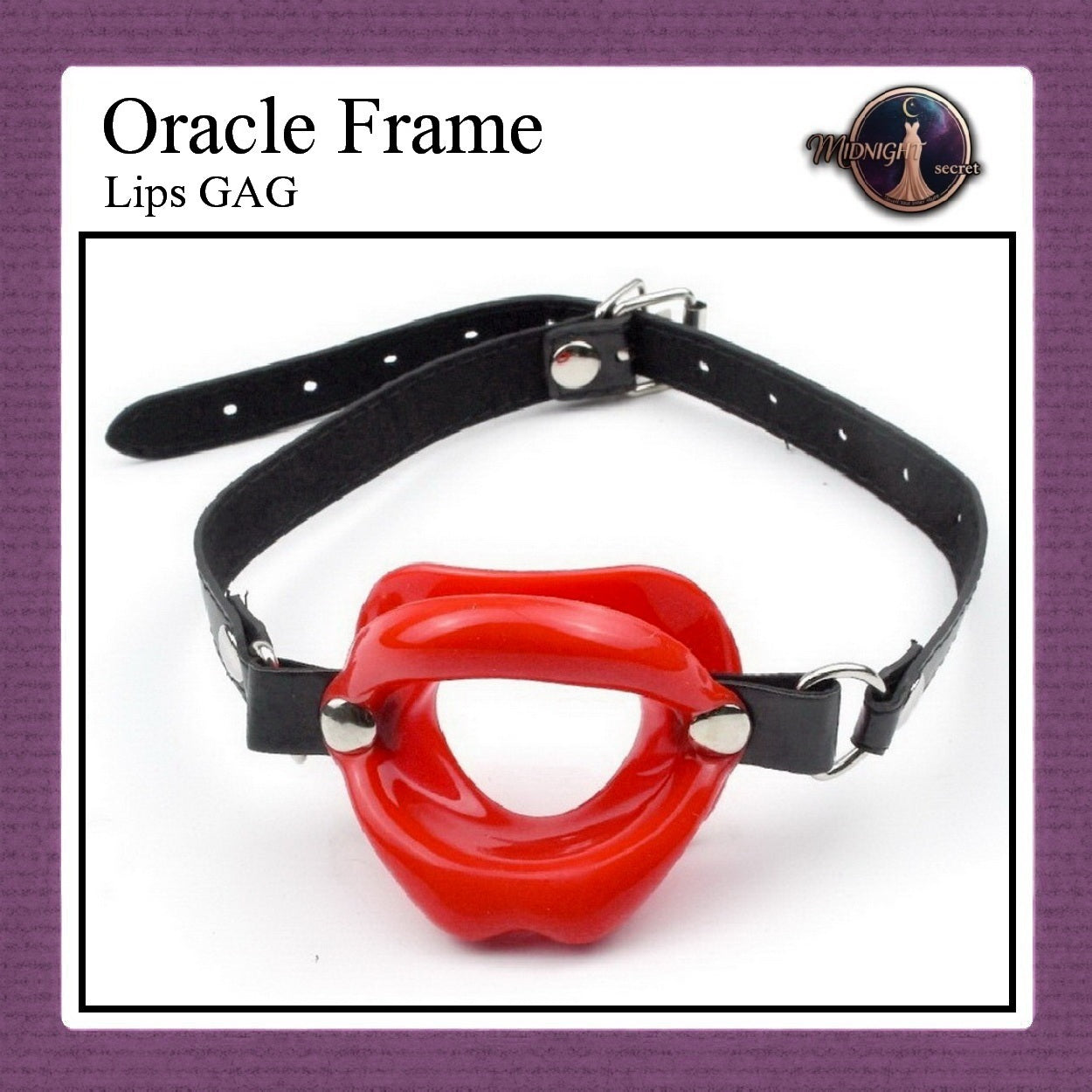 Pekalongan Midnight Mouth GAG - Oracle Frame Lips - Aksesoris BDSM