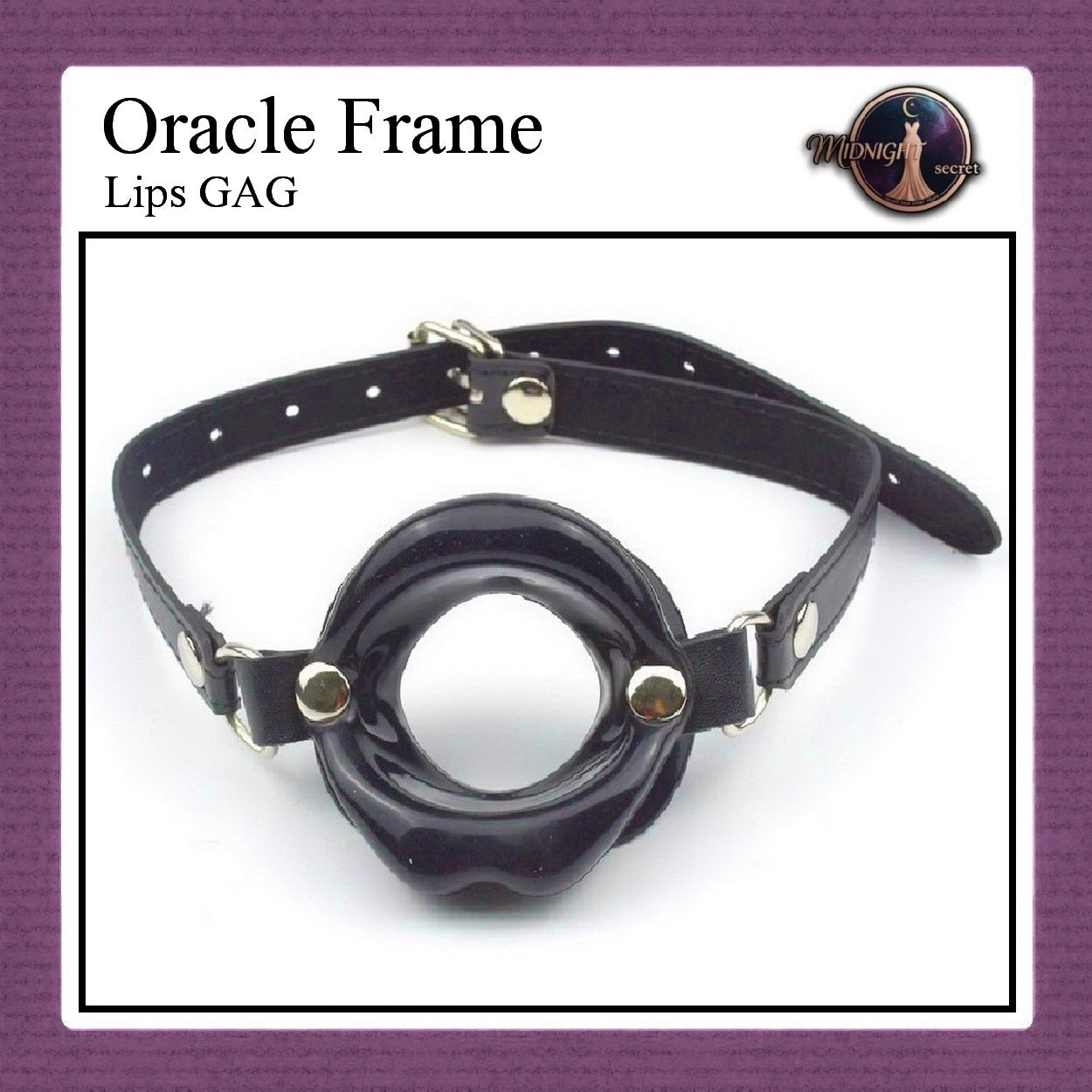 Pekalongan Midnight Mouth GAG - Oracle Frame Lips - Aksesoris BDSM