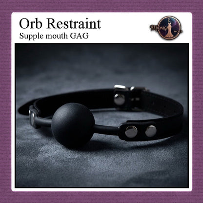 Pekalongan Midnight Mouth GAG - Supple Orb Restraint RBR - Aksesoris BDSM