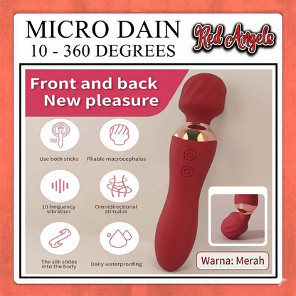 Pekalongan Red Angels Vibrator Alat Getar Micro Dain 10 - 360 Degrees