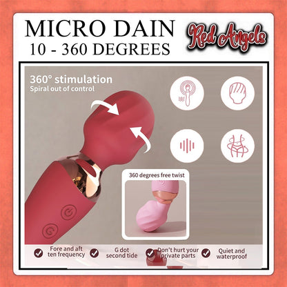 Pekalongan Red Angels Vibrator Alat Getar Micro Dain 10 - 360 Degrees