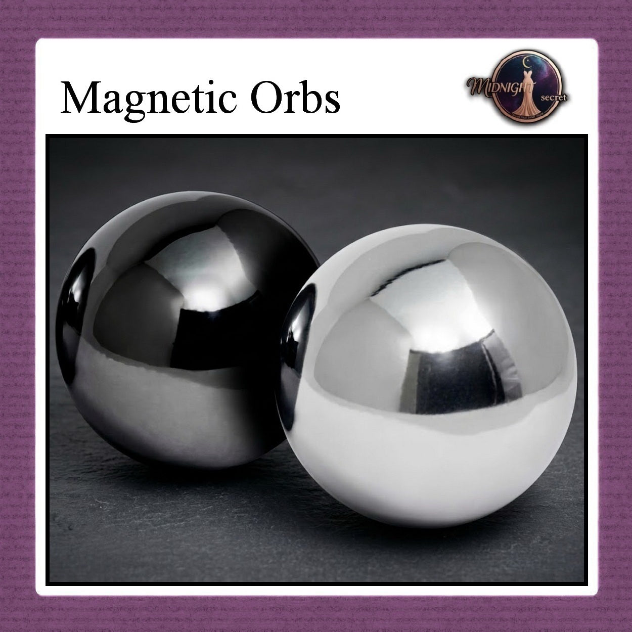 Pekalongan Midnight Magnetic Orbs - Sepasang Bola Magnet Stimulasi Kejut
