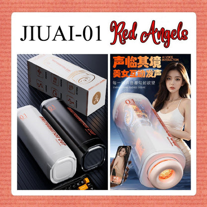 Pekalongan Red Angels Male Cup Mastubator Automatic Plus Charge JIUAI 01