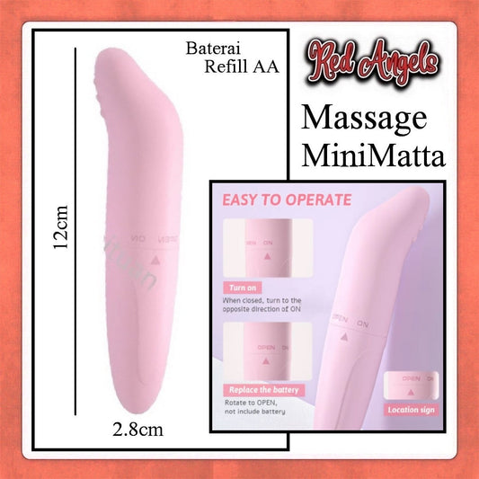 Pekalongan Red Angels Vibrator Mini Loss Mata Massage Refill AAA