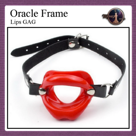 Midnight Mouth GAG - Oracle Frame Lips - Aksesoris BDSM