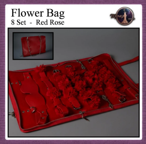 Midnight Set Premium BDSM Fashion Toys FENDI FLOWER Merah