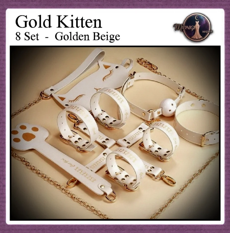 Midnight Set Premium BDSM Fashion Toys Golden CAT