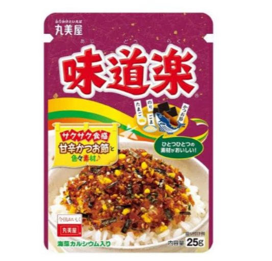Marumiya Aji Doraku Furikake / Bumbu Tabur Topping / Nasi Makanan / Rice Topping Japan Ayam Original