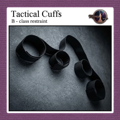 Pekalongan Midnight Tactical Cuffs - B class restraint - Aksesoris BDSM