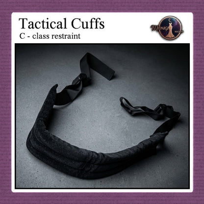 Pekalongan Midnight Tactical Cuffs - C class restraint - Aksesoris BDSM