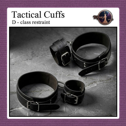 Pekalongan Midnight Tactical Cuffs - D class restraint - Aksesoris BDSM