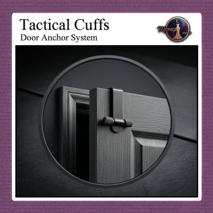 Pekalongan Midnight Tactical Cuffs - Door Anchor System - B class restraint - Aksesoris BDSM Pintu