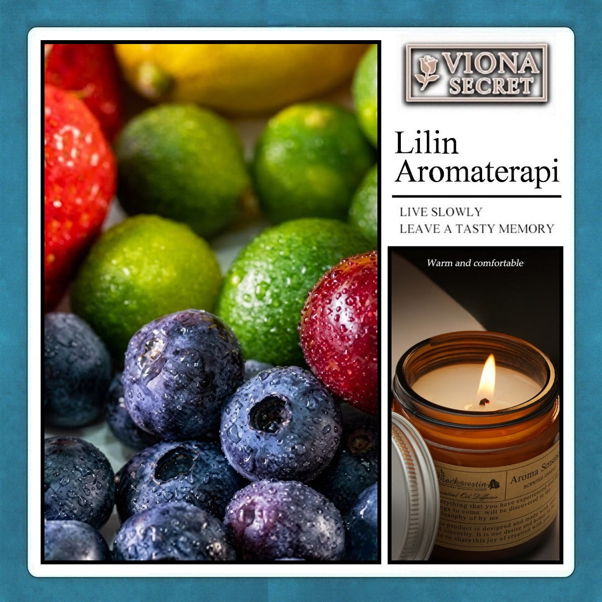 Pekalongan Lilin Aromaterapi Scented Candle Romantis , Wax 100gr / Pewangi Ruangan Aroma Relaksasi