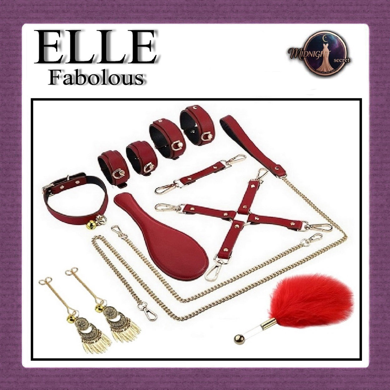Pekalongan Midnight Set Premium BDSM Fashion Toys ELLE FABOLOUS
