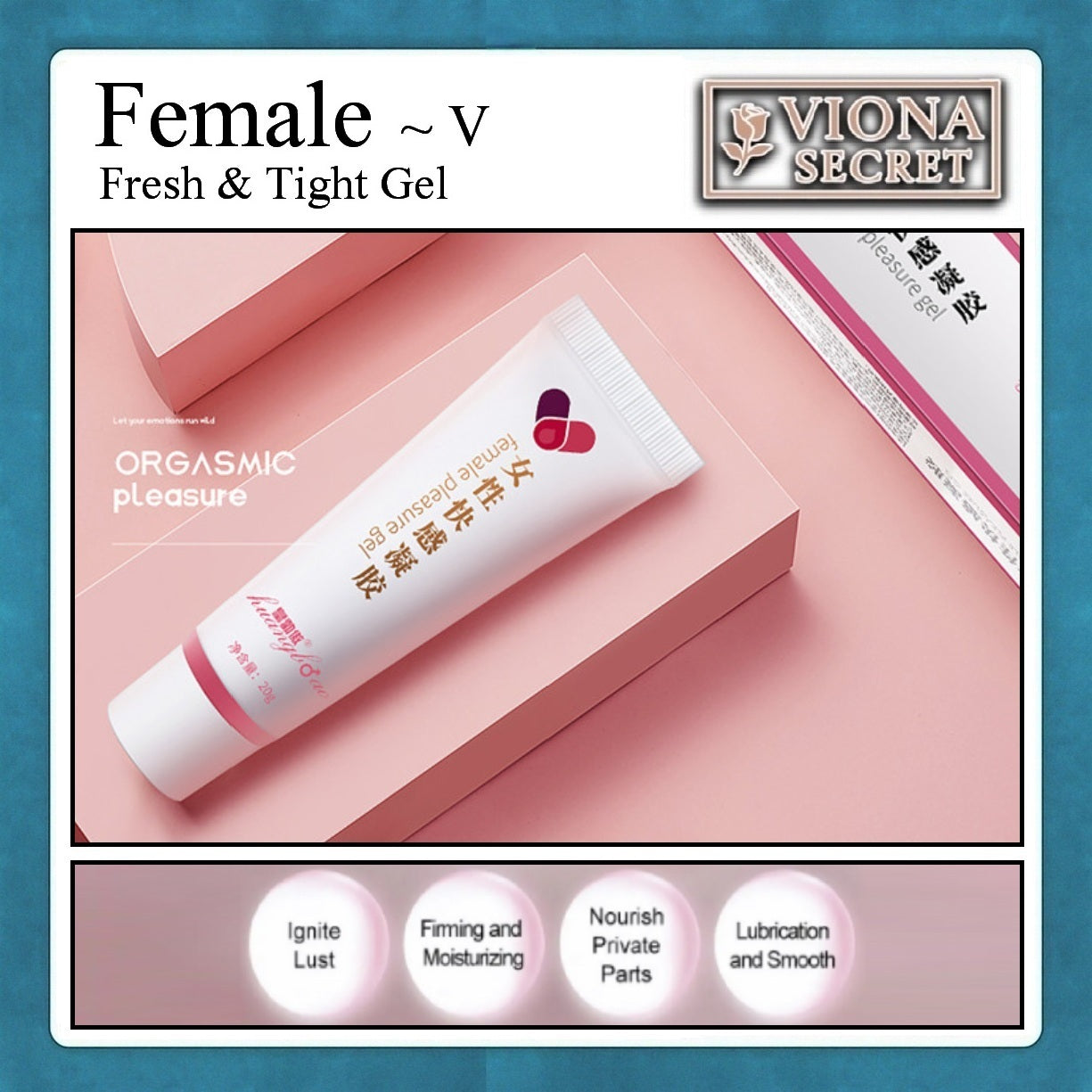 Pekalongan Viona Secret Female ~ V Fresh & Tight Gel - Gel Perawatan Intim Wanita Lubricating Leave-In