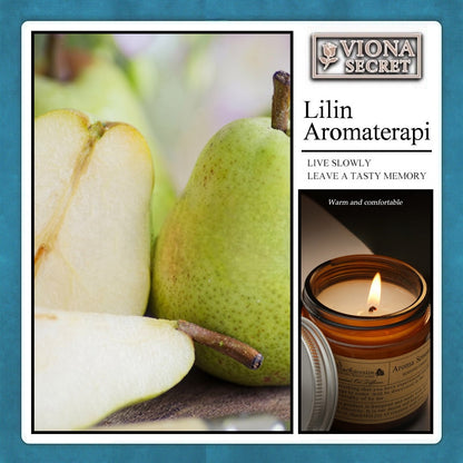 Pekalongan Lilin Aromaterapi Scented Candle Romantis , Wax 100gr / Pewangi Ruangan Aroma Relaksasi