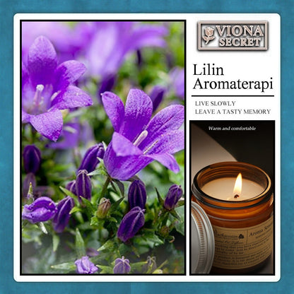 Pekalongan Lilin Aromaterapi Scented Candle Romantis , Wax 100gr / Pewangi Ruangan Aroma Relaksasi