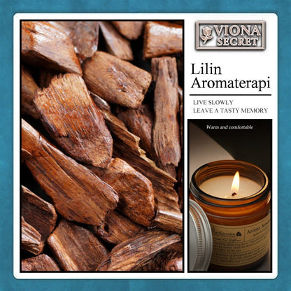 Pekalongan Lilin Aromaterapi Scented Candle Romantis , Wax 100gr / Pewangi Ruangan Aroma Relaksasi