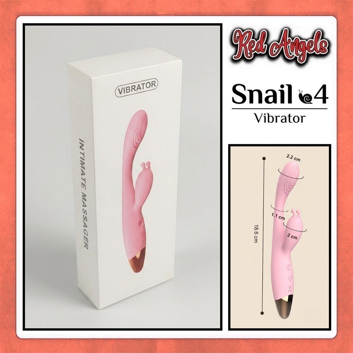 Pekalongan Red Angels Vibrator Snail 4 Charge
