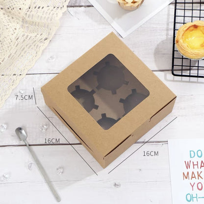 Pekanbaru Box / Kotak Cupcake Muffin Karton Dengan Display