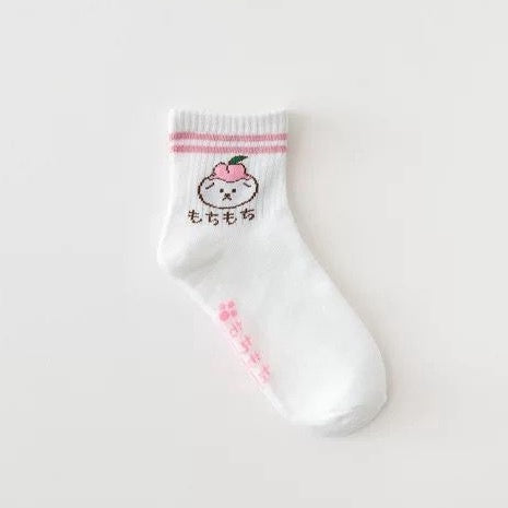 Kaos Kaki Puppy Japanese Style Kaos Kaki Lucu Gemesh Kaos Kaki Putih Panjang Berkualitas Cute Puppy Women Socks Kaos Kaki Lembut Simple High Quality Colorful Sock Korean Style