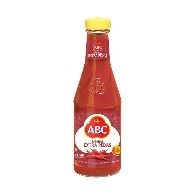 Pekanbaru Abc Sambal Extra Pedas 335Ml Botol
