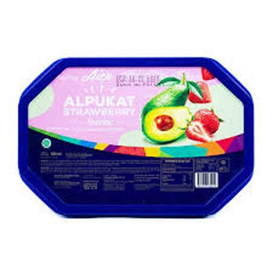 Pekanbaru Aice Alpukat Strawberry Sundae 800Ml