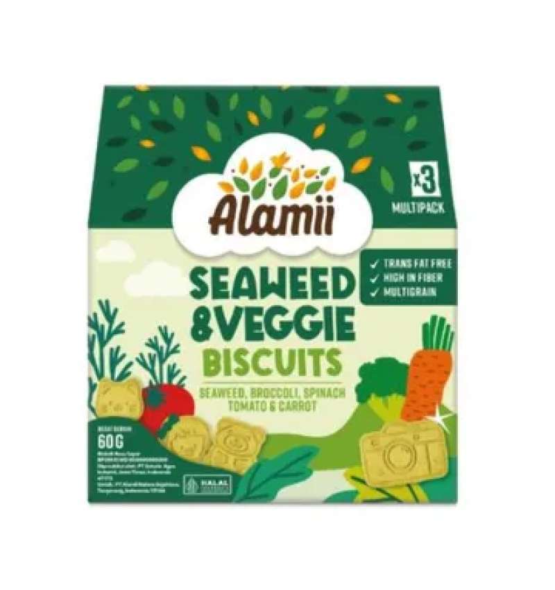 Pekanbaru Alamii Seaweed & Veggie Biscuit 60 Gr