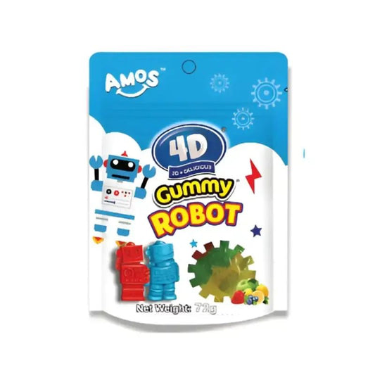 Pekanbaru Amos 4D Gummy Robot 72Gr