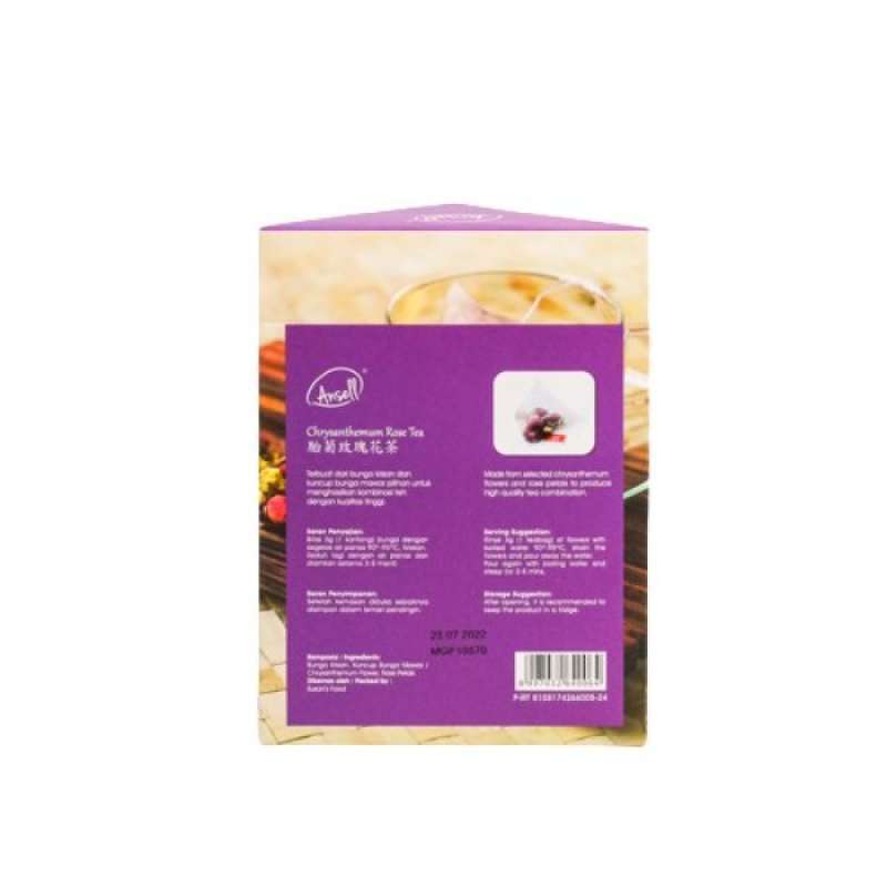 Pekanbaru Ansell Rose Chrysantemum Tea Prmd [12 Pcs]