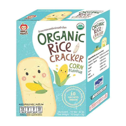 Pekanbaru Apple Monkey Rice Crckr Corn Flvr 30G