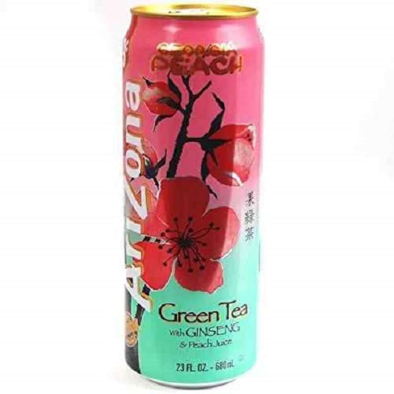 Pekanbaru Arizona Green Tea W/Gingseng Peach 23Oz