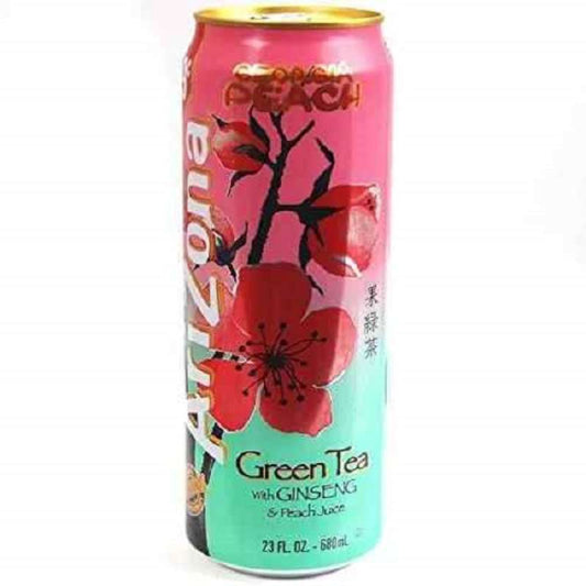 Pekanbaru Arizona Green Tea W/Gingseng Peach 23Oz