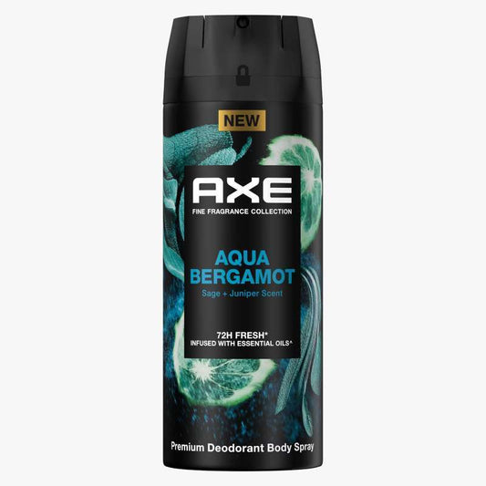 Pekanbaru Axe Deo Body Spray Aqua Bergamot 135Ml